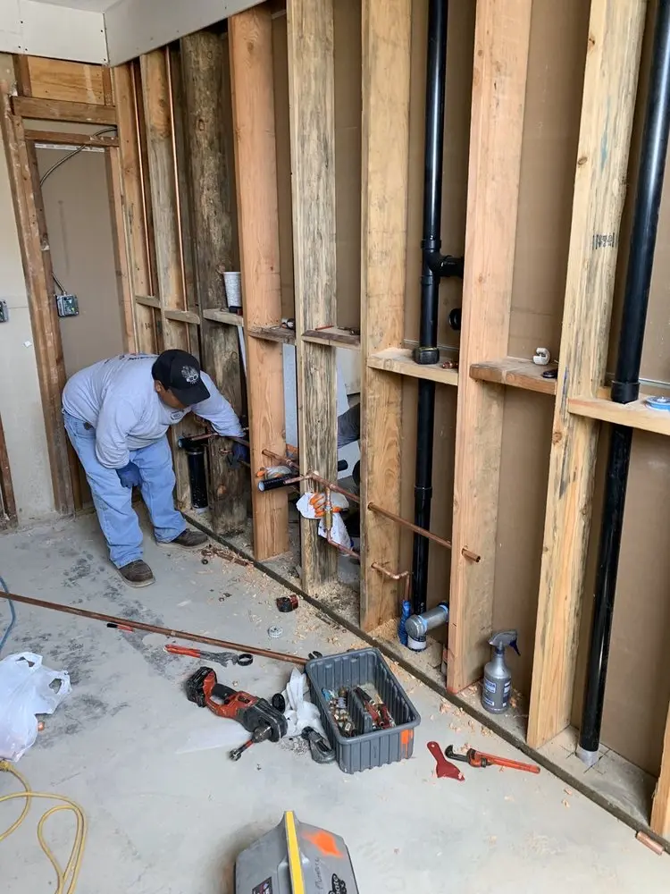 Commercial rough-in plumbing for Gas Line Repair in Tujunga